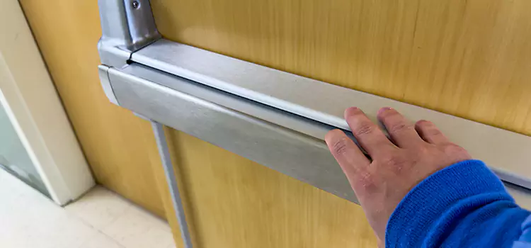 Installing a Push Bar on a Door North Canton